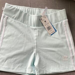 Adidas Women's Mint Green Athletic Shorts
